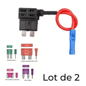 Porte-fusible dérivateur • Lot de 2